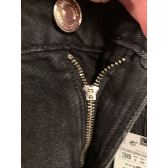 Zara black shorts ripped zipper handle broken size 36/6 - Picture 5 of 5